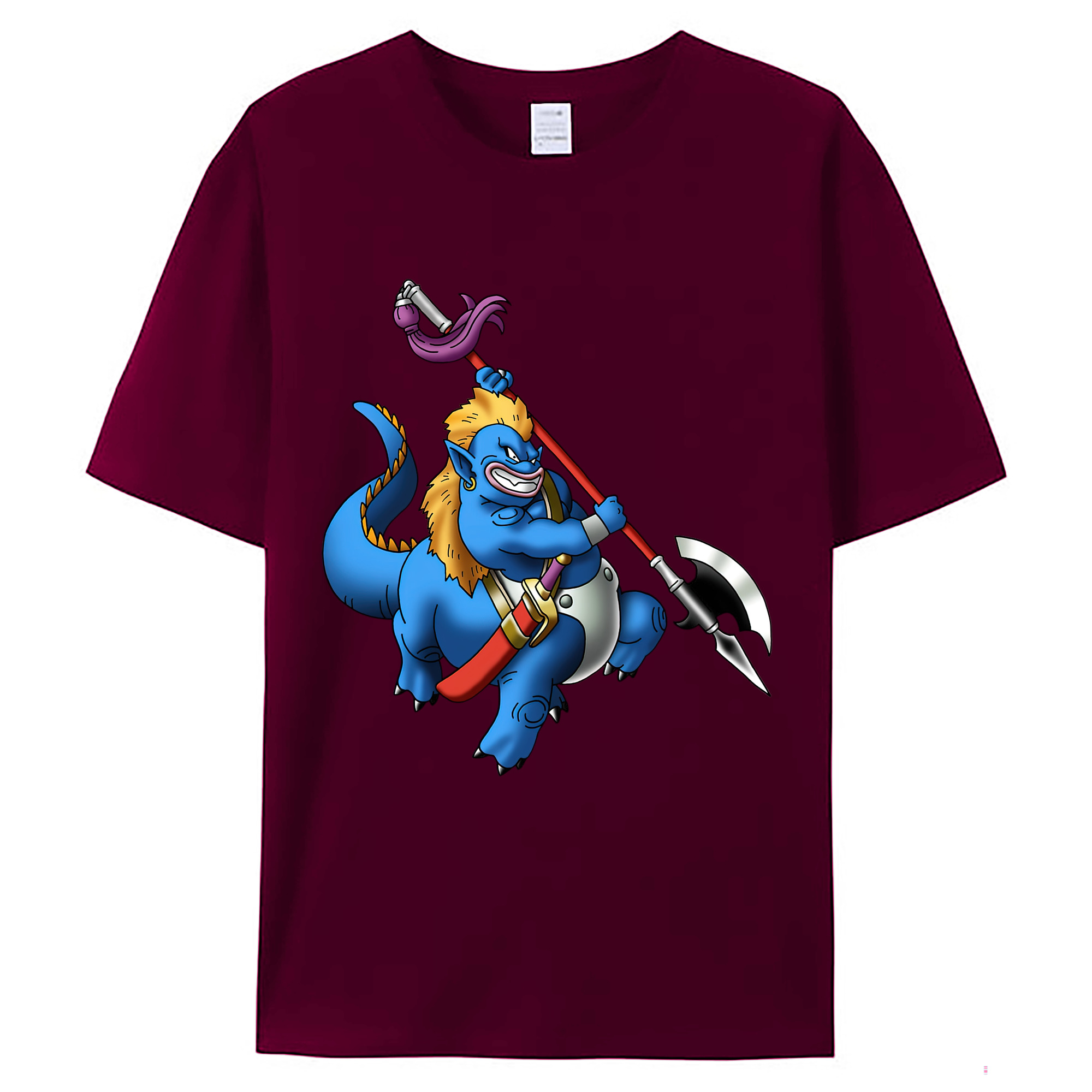 （画像用） ドラゴンクエスト Doragon Kuesuto Dragon Quest レディースカジュアルプリントTシャツ（綿100％）